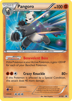 Pangoro XY50 — XY Black Star Promos