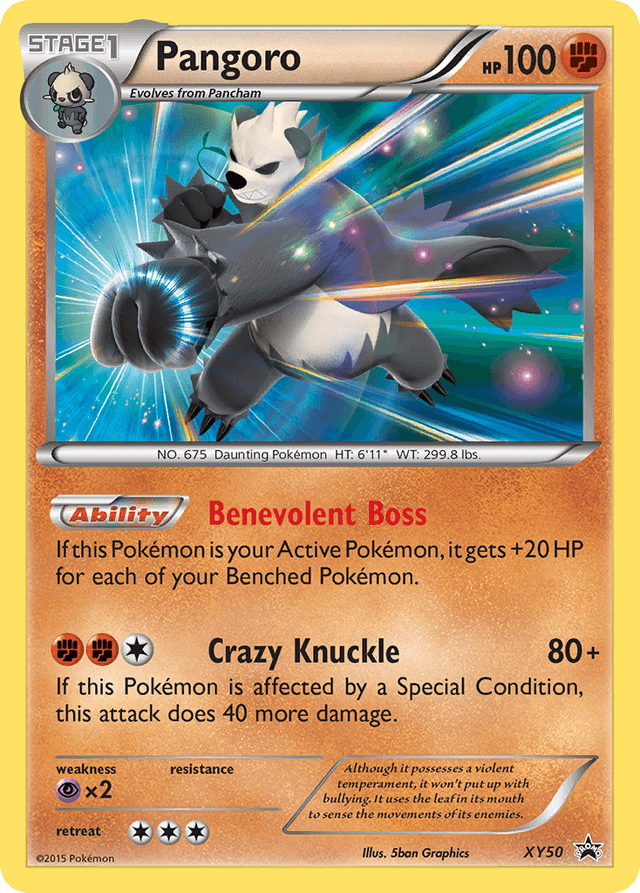 Carta Pangoro XY50/211 do set XY Black Star Promos — Pokémon TCG | Bynx