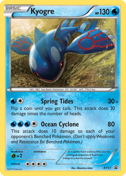 Kyogre XY51 — XY Black Star Promos