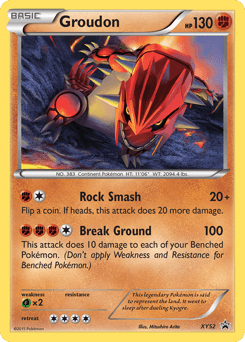 Groudon XY52 — XY Black Star Promos