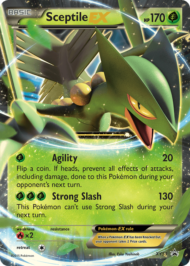 Carta Sceptile-EX XY53/211 do set XY Black Star Promos — Pokémon TCG | Bynx