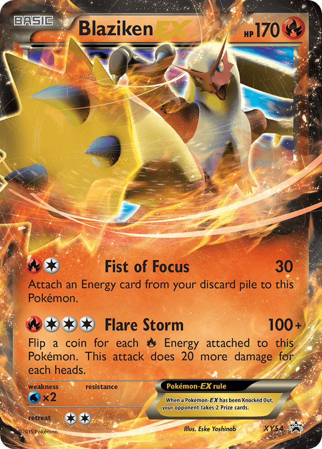 Carta Blaziken-EX XY54/211 do set XY Black Star Promos — Pokémon TCG | Bynx