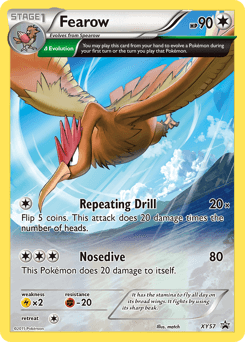 Fearow XY57 — XY Black Star Promos