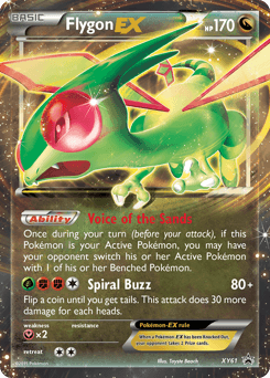 Flygon-EX XY61 — XY Black Star Promos