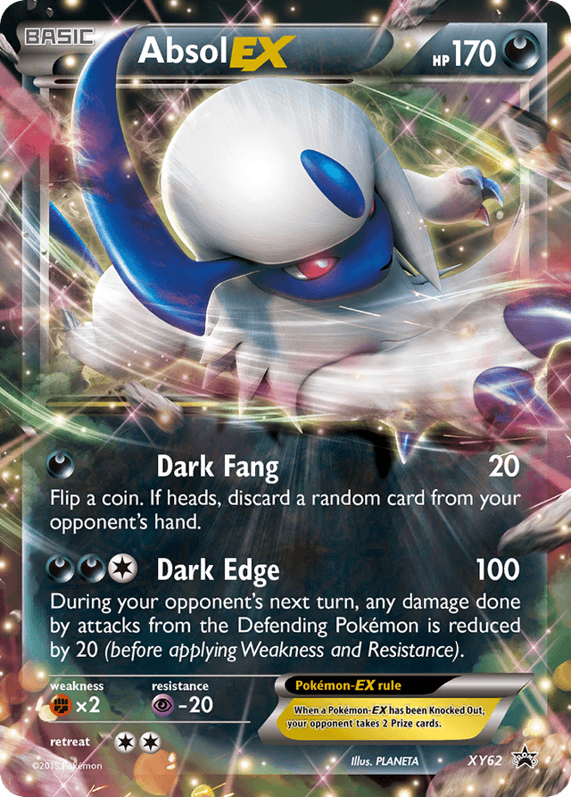Carta Absol-EX XY62/211 do set XY Black Star Promos — Pokémon TCG | Bynx