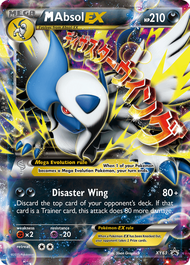 Carta M Absol-EX XY63/211 do set XY Black Star Promos — Pokémon TCG | Bynx