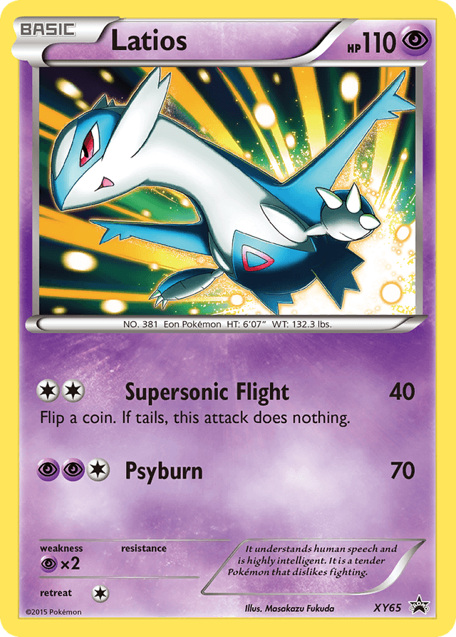 Carta Latios XY65/211 do set XY Black Star Promos — Pokémon TCG | Bynx
