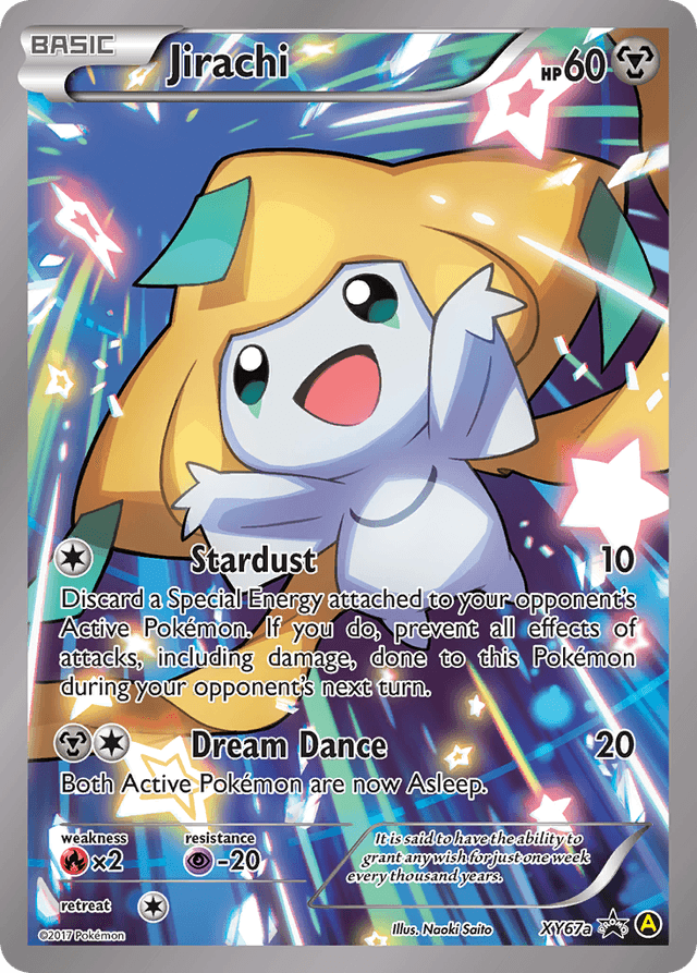 Carta Jirachi XY67a/211 do set XY Black Star Promos — Pokémon TCG | Bynx