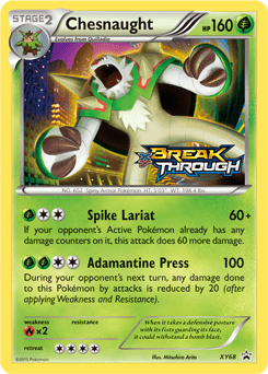 Carta Chesnaught XY68/211 do set XY Black Star Promos — Pokémon TCG | Bynx