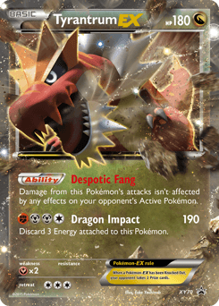 Tyrantrum-EX XY70 — XY Black Star Promos