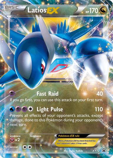 Carta Latios-EX XY72/211 do set XY Black Star Promos — Pokémon TCG | Bynx
