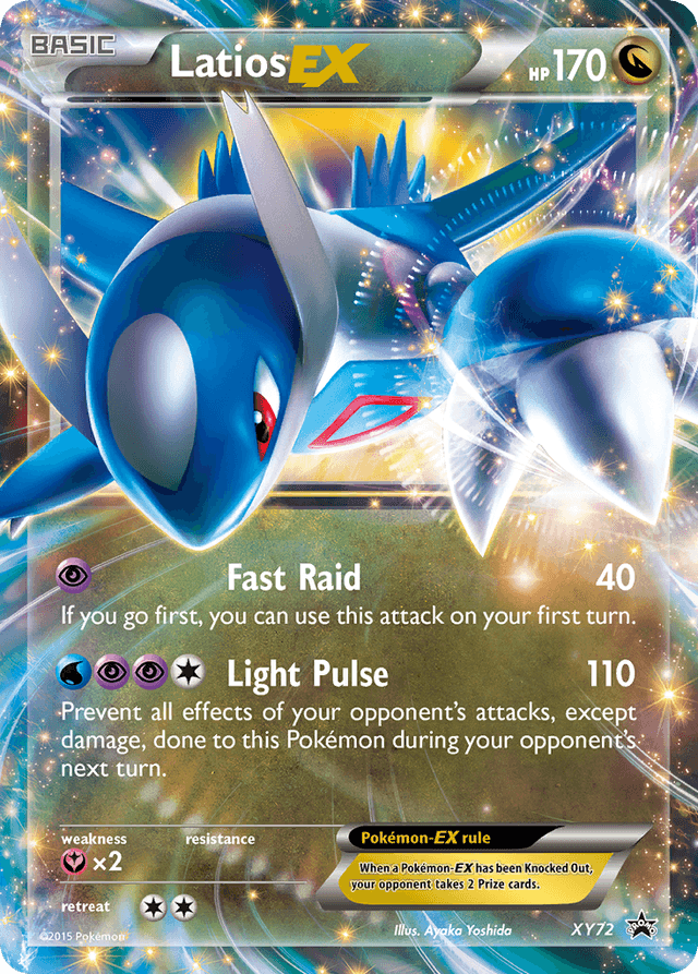 Carta Latios-EX XY72/211 do set XY Black Star Promos — Pokémon TCG | Bynx