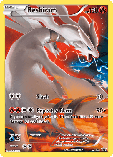 Carta Reshiram XY74/211 do set XY Black Star Promos — Pokémon TCG | Bynx