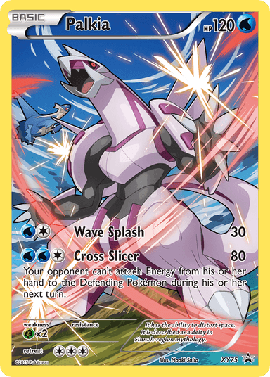 Carta Palkia XY75/211 do set XY Black Star Promos — Pokémon TCG | Bynx