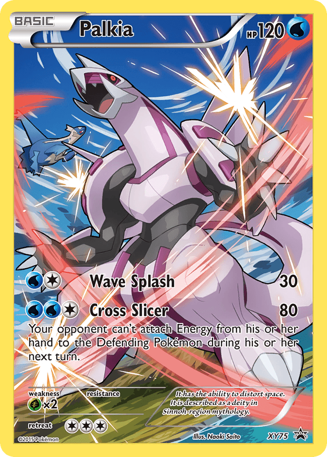 Carta Palkia XY75/211 do set XY Black Star Promos — Pokémon TCG | Bynx