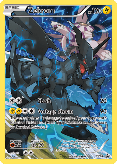 Carta Zekrom XY76/211 do set XY Black Star Promos — Pokémon TCG | Bynx