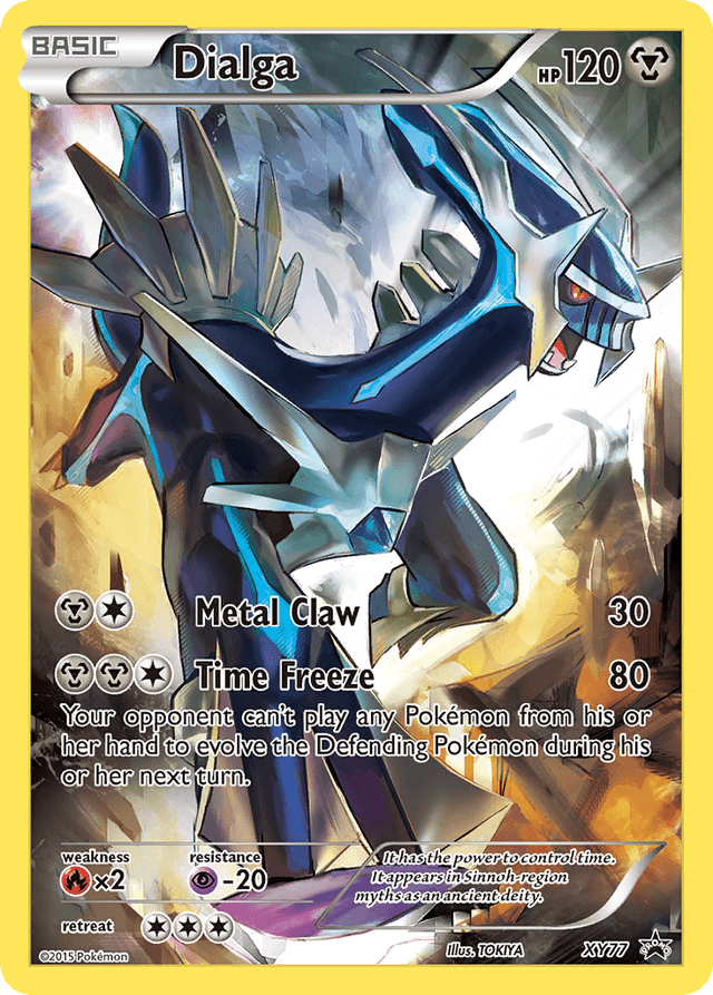 Carta Dialga XY77/211 do set XY Black Star Promos — Pokémon TCG | Bynx