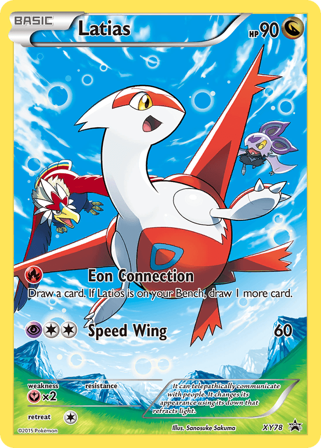 Carta Latias XY78/211 do set XY Black Star Promos — Pokémon TCG | Bynx