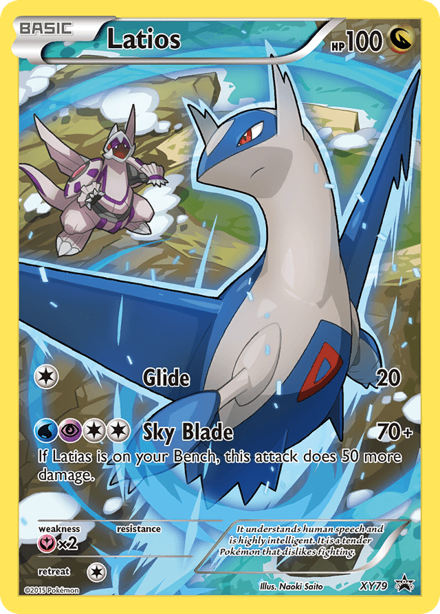 Carta Latios XY79/211 do set XY Black Star Promos — Pokémon TCG | Bynx