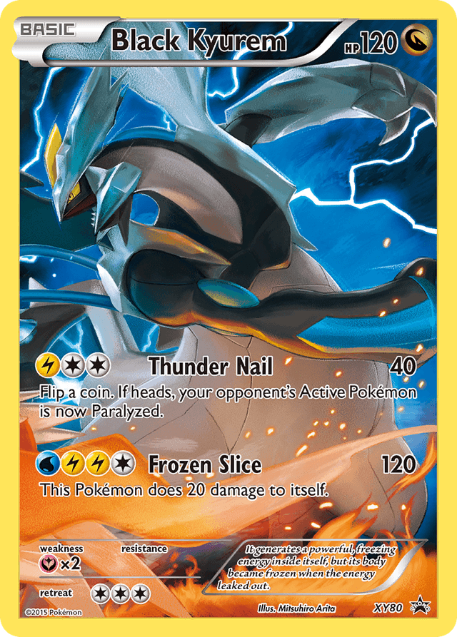 Carta Black Kyurem XY80/211 do set XY Black Star Promos — Pokémon TCG | Bynx