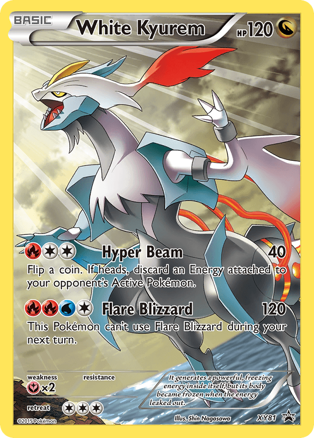 Carta White Kyurem XY81/211 do set XY Black Star Promos — Pokémon TCG | Bynx