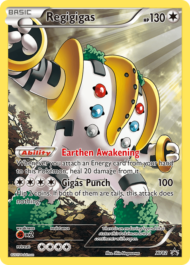 Carta Regigigas XY82/211 do set XY Black Star Promos — Pokémon TCG | Bynx