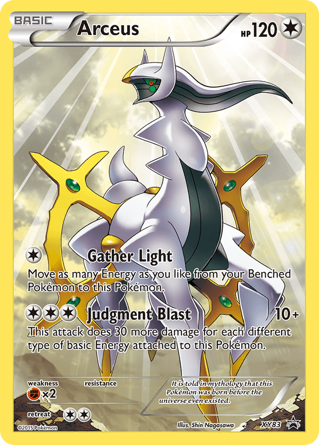 Carta Arceus XY83/211 do set XY Black Star Promos — Pokémon TCG | Bynx