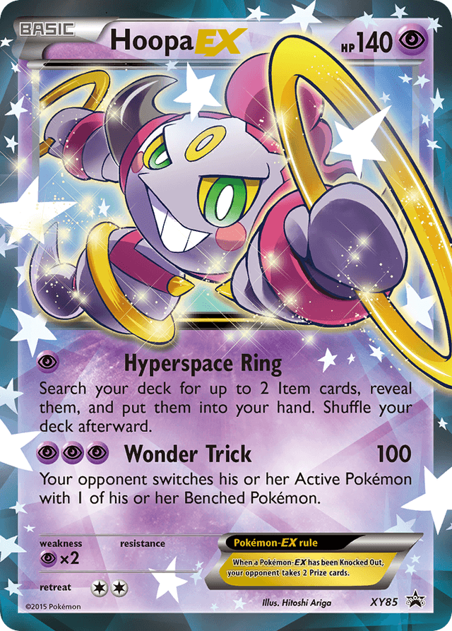 Carta Hoopa-EX XY85/211 do set XY Black Star Promos — Pokémon TCG | Bynx