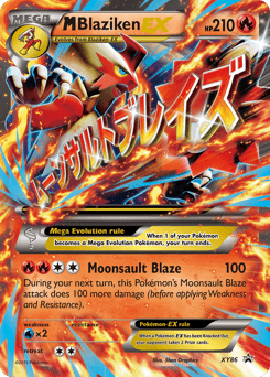 M Blaziken-EX XY86 — XY Black Star Promos