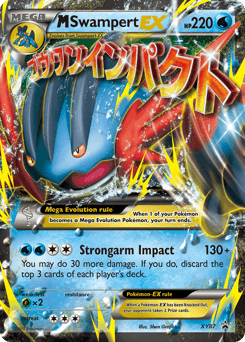 Carta M Swampert-EX XY87 do set XY Black Star Promos — Pokémon TCG | Bynx