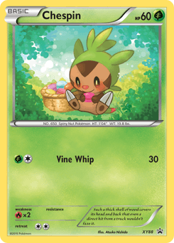 Chespin XY88 — XY Black Star Promos