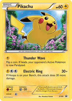 Pikachu XY89 — XY Black Star Promos