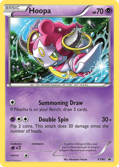 Carta Hoopa XY90/211 do set XY Black Star Promos — Pokémon TCG | Bynx