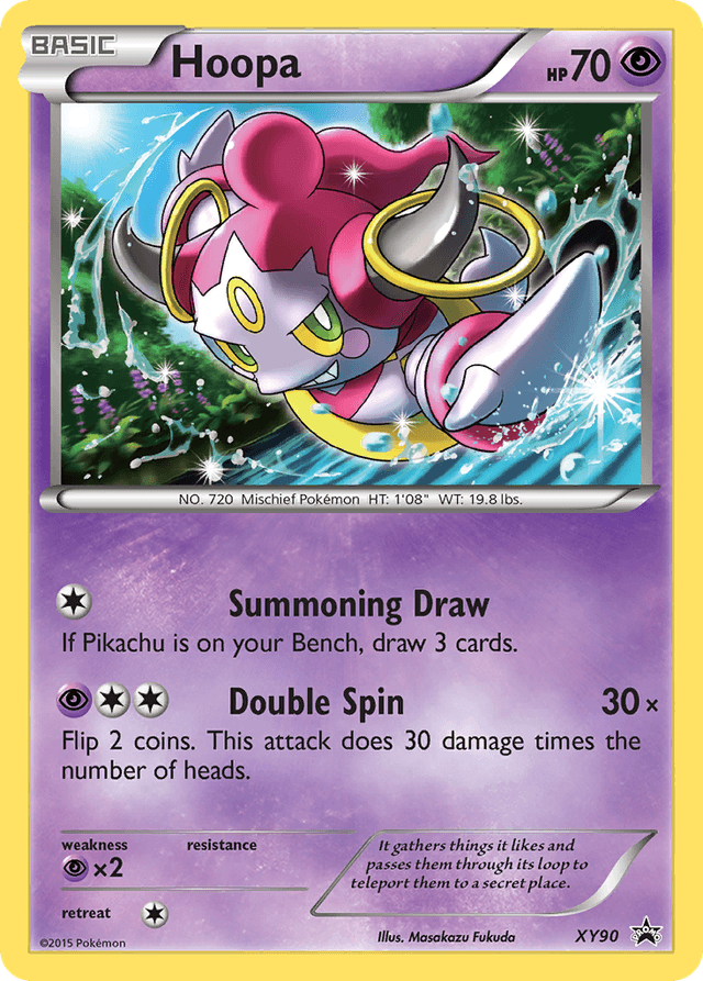 Carta Hoopa XY90/211 do set XY Black Star Promos — Pokémon TCG | Bynx