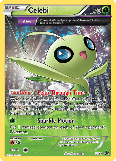 Carta Celebi XY93/211 do set XY Black Star Promos — Pokémon TCG | Bynx