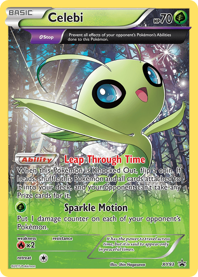 Carta Celebi XY93/211 do set XY Black Star Promos — Pokémon TCG | Bynx