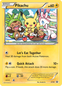 Pikachu XY95 — XY Black Star Promos