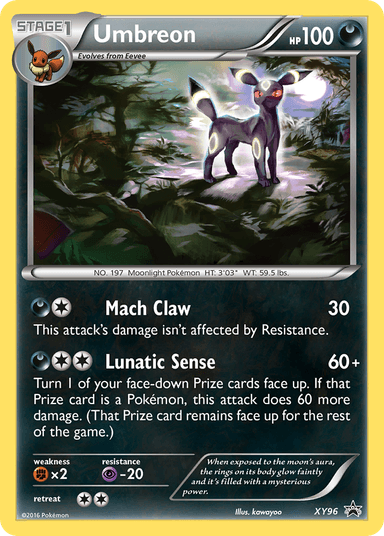 Carta Umbreon XY96/211 do set XY Black Star Promos — Pokémon TCG | Bynx