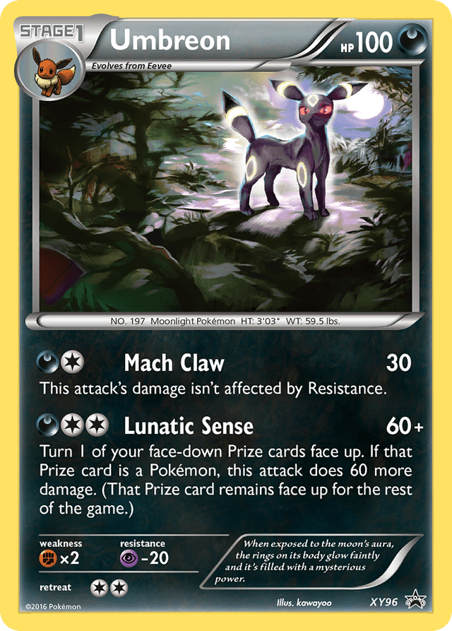 Carta Umbreon XY96/211 do set XY Black Star Promos — Pokémon TCG | Bynx