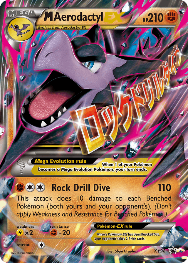 Carta M Aerodactyl-EX XY98/211 do set XY Black Star Promos — Pokémon TCG | Bynx