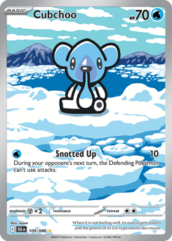Cubchoo 109 — Black Bolt