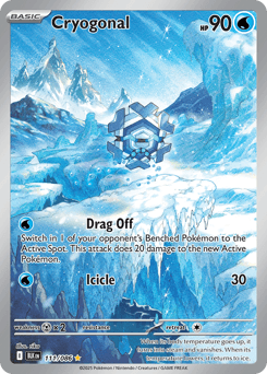 Carta Cryogonal 111 do set Black Bolt — Pokémon TCG | Bynx