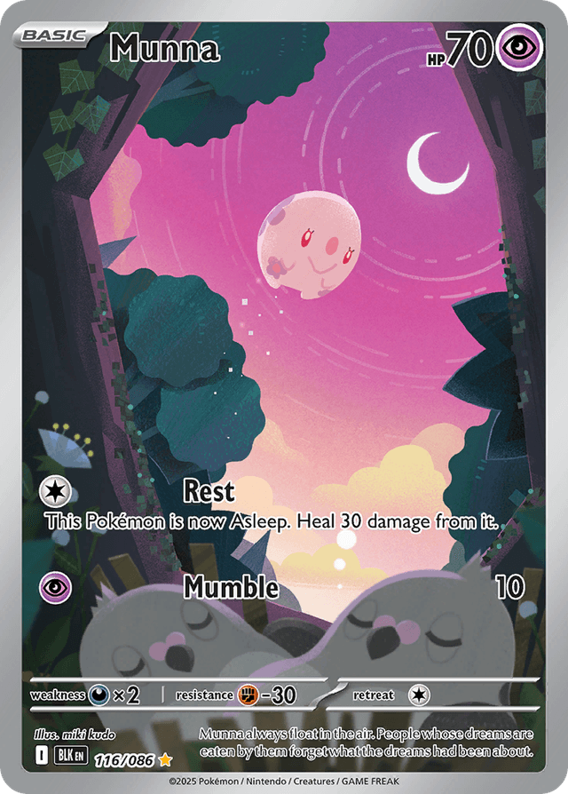 Carta Munna 116/86 do set Black Bolt — Pokémon TCG | Bynx