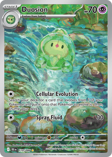 Carta Duosion 119/86 do set Black Bolt — Pokémon TCG | Bynx