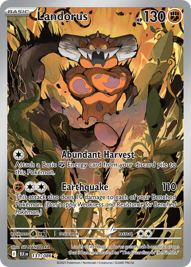 Carta Landorus 131/86 do set Black Bolt — Pokémon TCG | Bynx