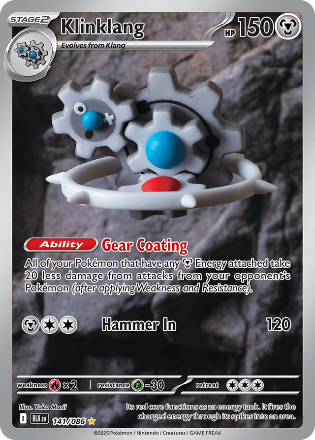 Carta Klinklang 141/86 do set Black Bolt — Pokémon TCG | Bynx