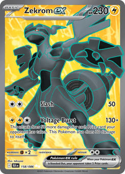 Zekrom ex 158 — Black Bolt