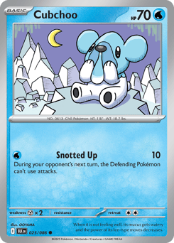 Cubchoo 25 — Black Bolt