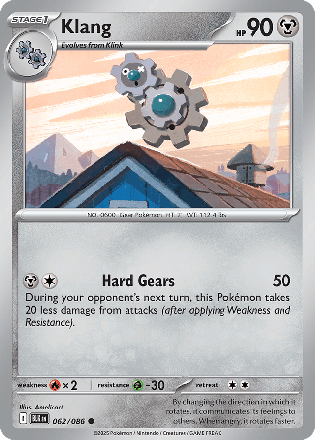 Carta Klang 62/86 do set Black Bolt — Pokémon TCG | Bynx