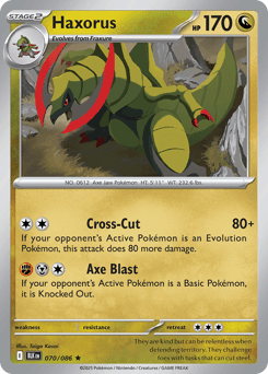 Haxorus 70 — Black Bolt